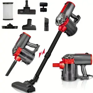 18000PA Portable Household Low-Noise Handheld Vacuum Cleaner: 600W High-Power Power Cord Design, Suitable For Pet Hair, Hard Floors, And Carpets, Four In One Lightweight Vacuum Cleaner