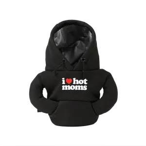 I Heart Hot Moms Hoodie Koozie