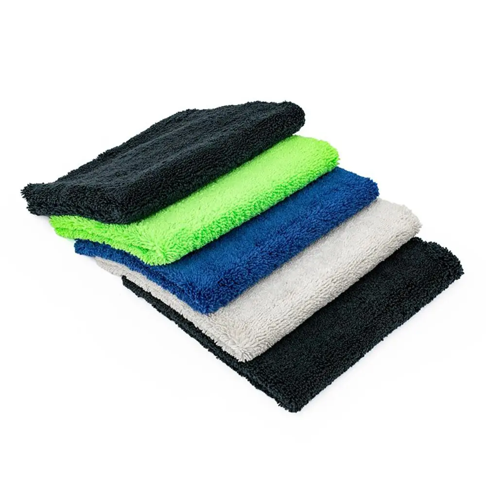 The Rag Company Creature Edgeless Microfiber Cleaning Cloth - Professional 70/30 Blend, Dual-Pile Plush, 420gsm, 16in x 16in, for Buffing & Polishing, Car Detailing Products, Microfiber Cleaning Cloths