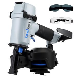 toolant Roofing Nailer, Pistolas para roofing, Pneumatic Nail Gun for 3/4" to 1-3/4" Nails, 120 Coil Capacity, 70-120 PSI, 15 Degree, Heavy Duty Roofing Tool for Asphalt Roofing Shingles, Fencing, and Wood Siding,father'sdaygifts