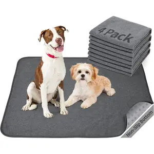 Washable Pee Pads  Dogs, 24x36 4 Pack  Whelping Pads, Absorb  Mats Non-Slip Puppy  Pads  Whelping, Potty, , Playpen, Crate