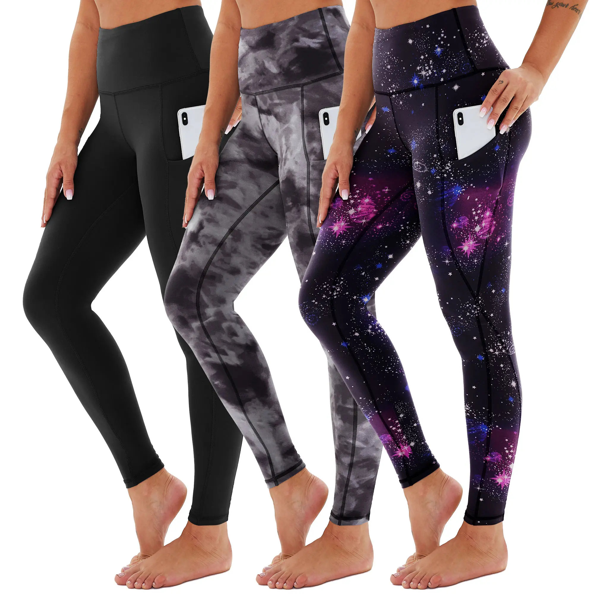 Black/ Black Tye/ Galaxy (No Fleece) FBT