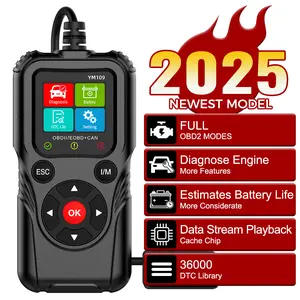 Car OBD2 Code Reader ​YM109 OBD II EOBD Scanner Car Diagnostic Tools Battery Tester Fault Code Clear Check Engine System