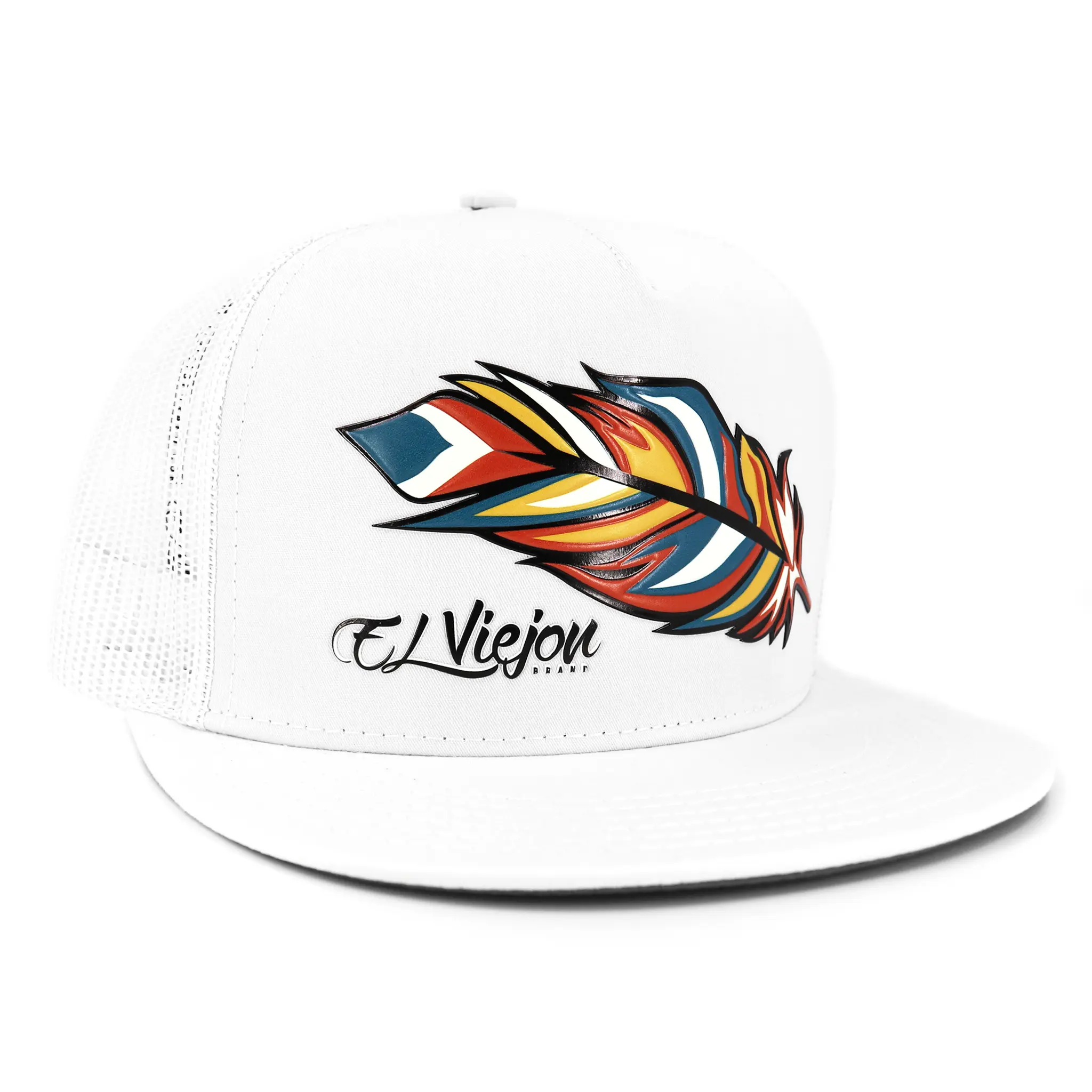 Pluma White flat visor hat Pluma White flat visor hat