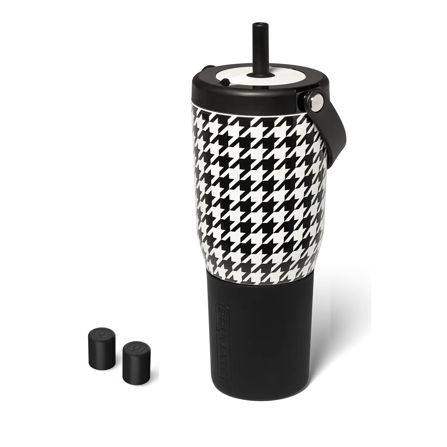 BrüMate Resa 35oz 100% Leakproof Insulated Travel Tumbler + Magnetic Straw Cover 2-Pack Bundle | Cup-Holder Friendly Insulated Tumbler | Built-in Sili