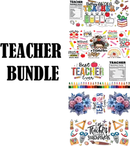 TEACHER UV DTF BUNDLE FOR CUP MAKING