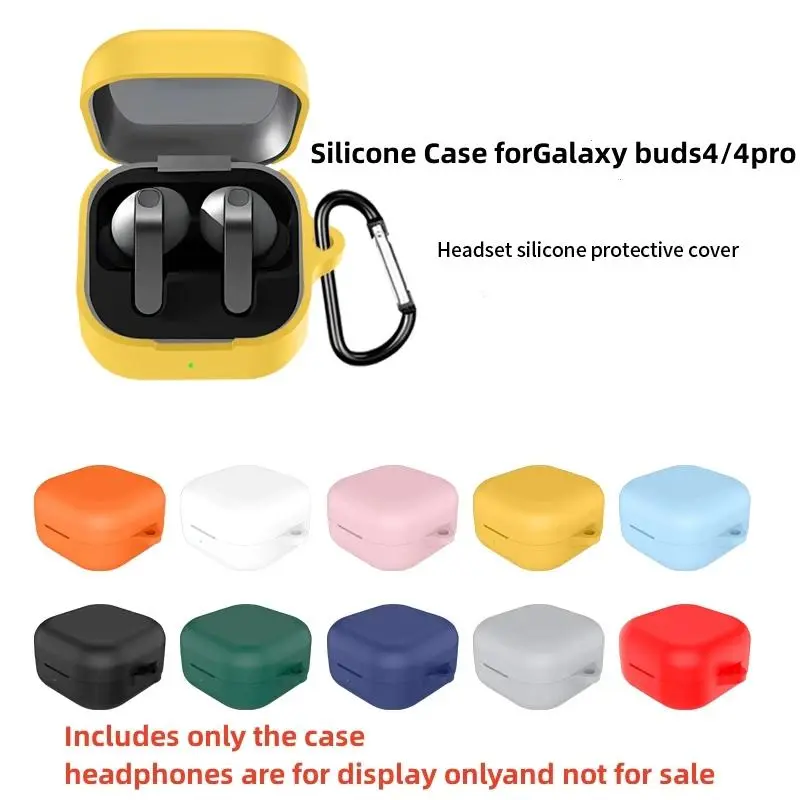 New Liquid Silicone Soft Protective Earphone Case for Samsung Galaxy Buds 4 Pro 2026 Headphone Cover Sleeve for Samsung Galaxy Buds 4 Headset Protection