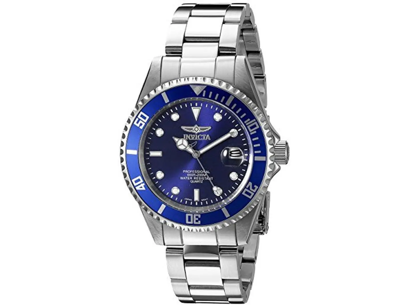 Invicta Men's Pro Diver Watch, Black Skeletonized Analog Display, Automatic Self Wind, Round Shape Stainless Steel Case with Leather Strap, Chic Fashion Men's Watches, Basic, Wearable Tech