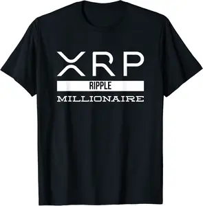 XRP Ripple Millionaire Cryptonaire Cryptocurrency Crypto Tee T-Shirt - Ananavar Shop 44B08538FC11