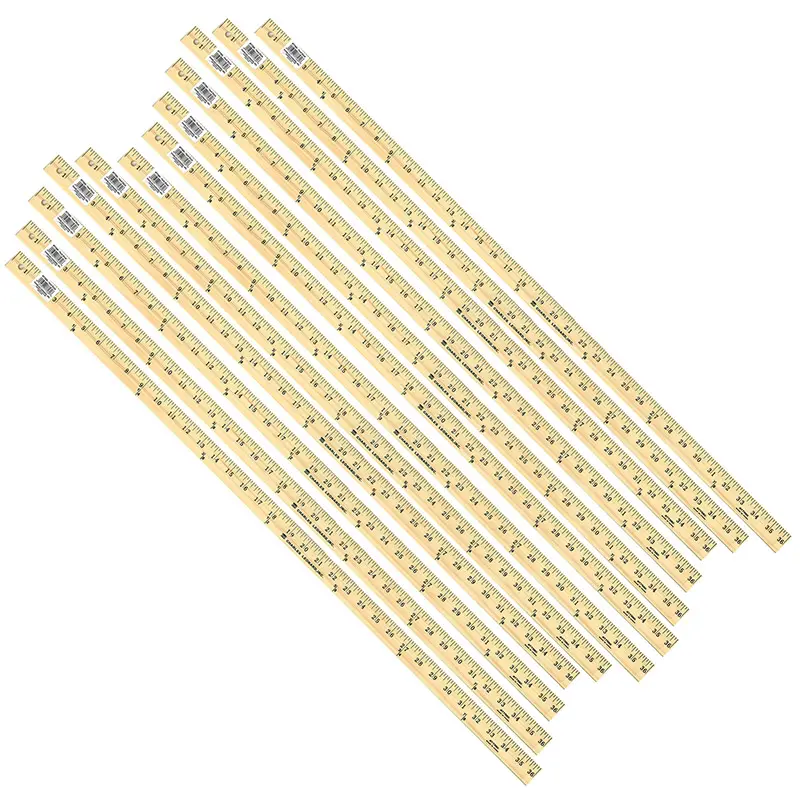 Charles Leonard CHL77560-12 Wooden Yardstick - Pack of 12
