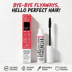 Hair Taming Wand for Flyaways, Frizz Control Hair Finishing Stick, Brushable Finish Styling Gel for Slick Back Hair & Baby Hair, 10ML
