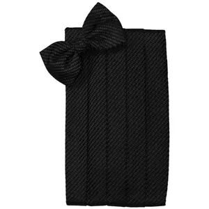 Black Venetian Cummerbund