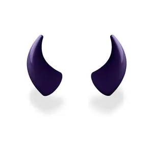 MagNeatOhz: Large Purple Devil Horns for Helmet