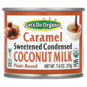Edward & Sons Let's Do Organic®, Sweetened Condensed Coconut Milk, Caramel , 7.4 oz (210 g)