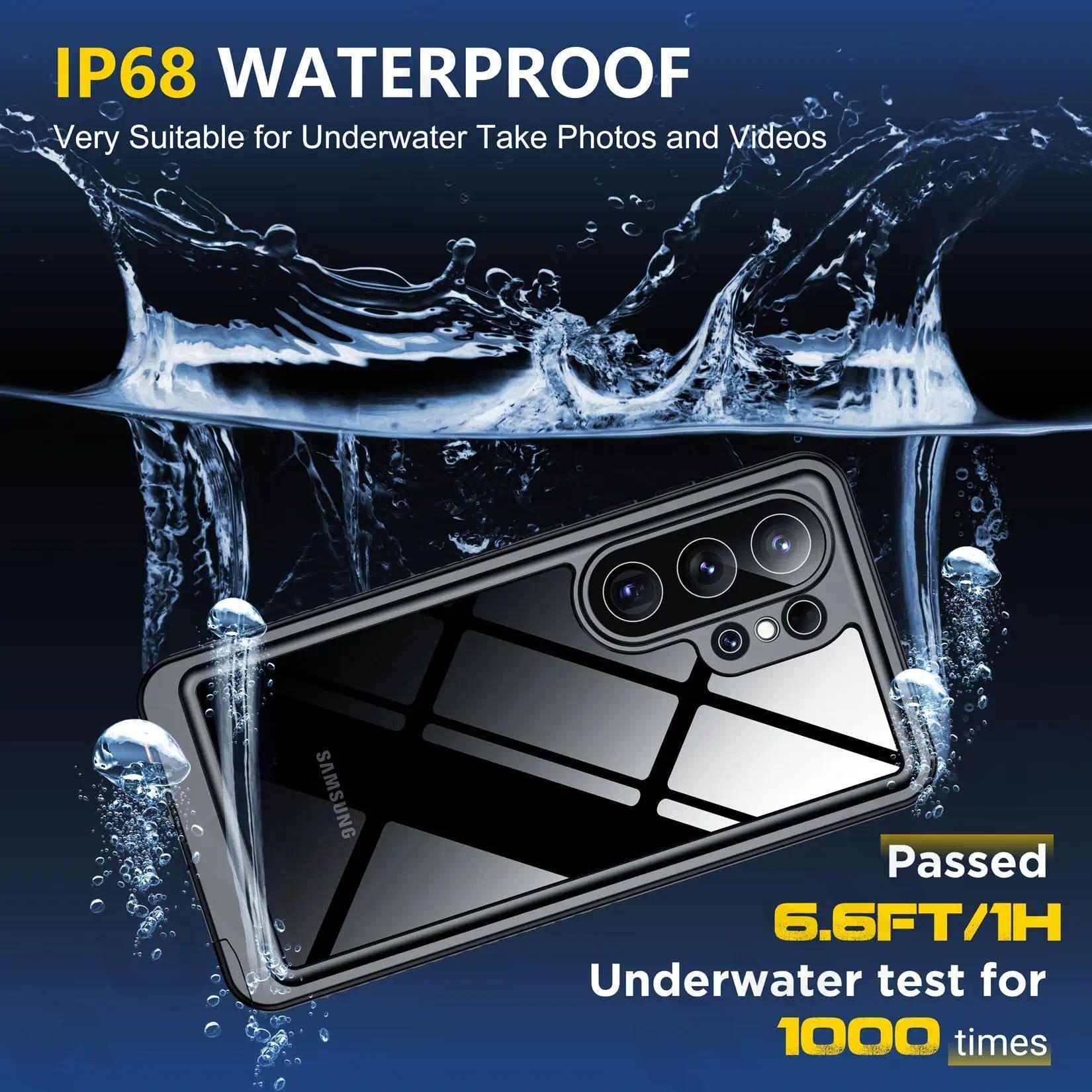 HAY IP68 Shellbox Waterproof Case For Samsung Galaxy S26 S25 FE Ultra S24 S23 A17 A56 A36 Metal Aluminum Swimming Phone Luxury Cover