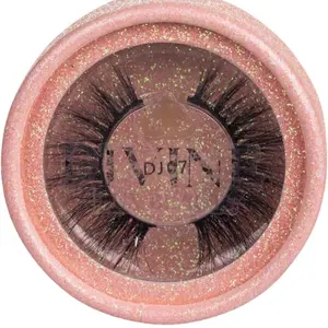 Prosperity Lashes – Luxurious Vegan Mink Lashes, Reusable up to 25x, Lightweight and Fluffy, 14mm Black DJ07 Style, 100% Handmade, Cruelty-Free, Perfect for Natural Look, No Chemical Additives