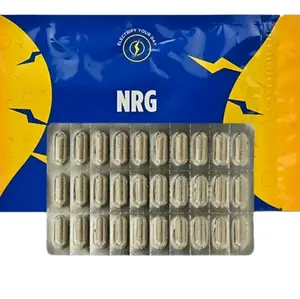 NRG 30-Day Energy Support Supplement - Includes 30 Capsules for Healthcare & Fitness Support