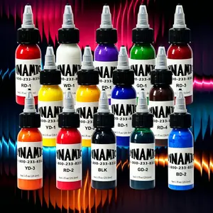Premium Tattoo Ink 14 color- Ideal for wireless temporary tattoo kits- perfect for beginners -Vibrant Active Pigment