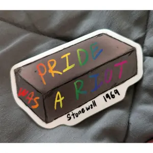 Pride was a Riot Brick Sticker
