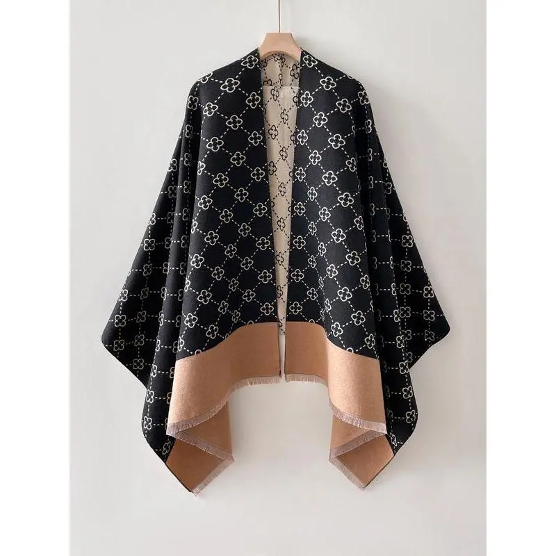 Unisex Plaid Print Shawl, Soft Warm Casual Scarf for Fall & Winter, Fashion Accessory, Perfect Birthday Gift, Trendy Woven Fabric Unisex Plaid Print Shawl, Soft Warm Casual Scarf for Fall & Winter, Fashion Accessory, Perfect Birthday Gift, Trendy Woven Fabric