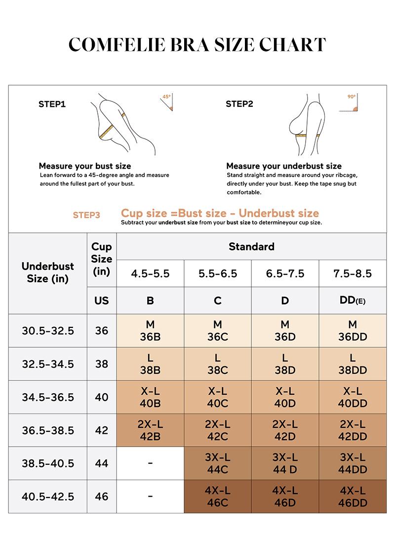 [Flash Sale]COMFELIE Plus size L-4XL Wireless Bra, Women Full Coverage No Underwire Comfort Smoothing Bralette for Workout Everyday Bras EB029