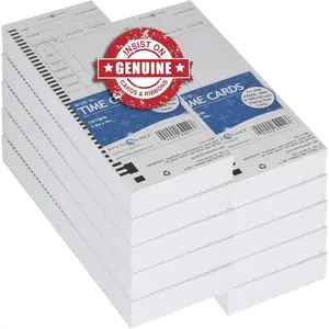 Pyramid Time Systems, 44100-10MB, 1,000 Count Genuine and Authentic Time Cards for 4000, 4000Pro, 4000ProK and 5000 Series Time Clocks from Pyramid, Time Cards