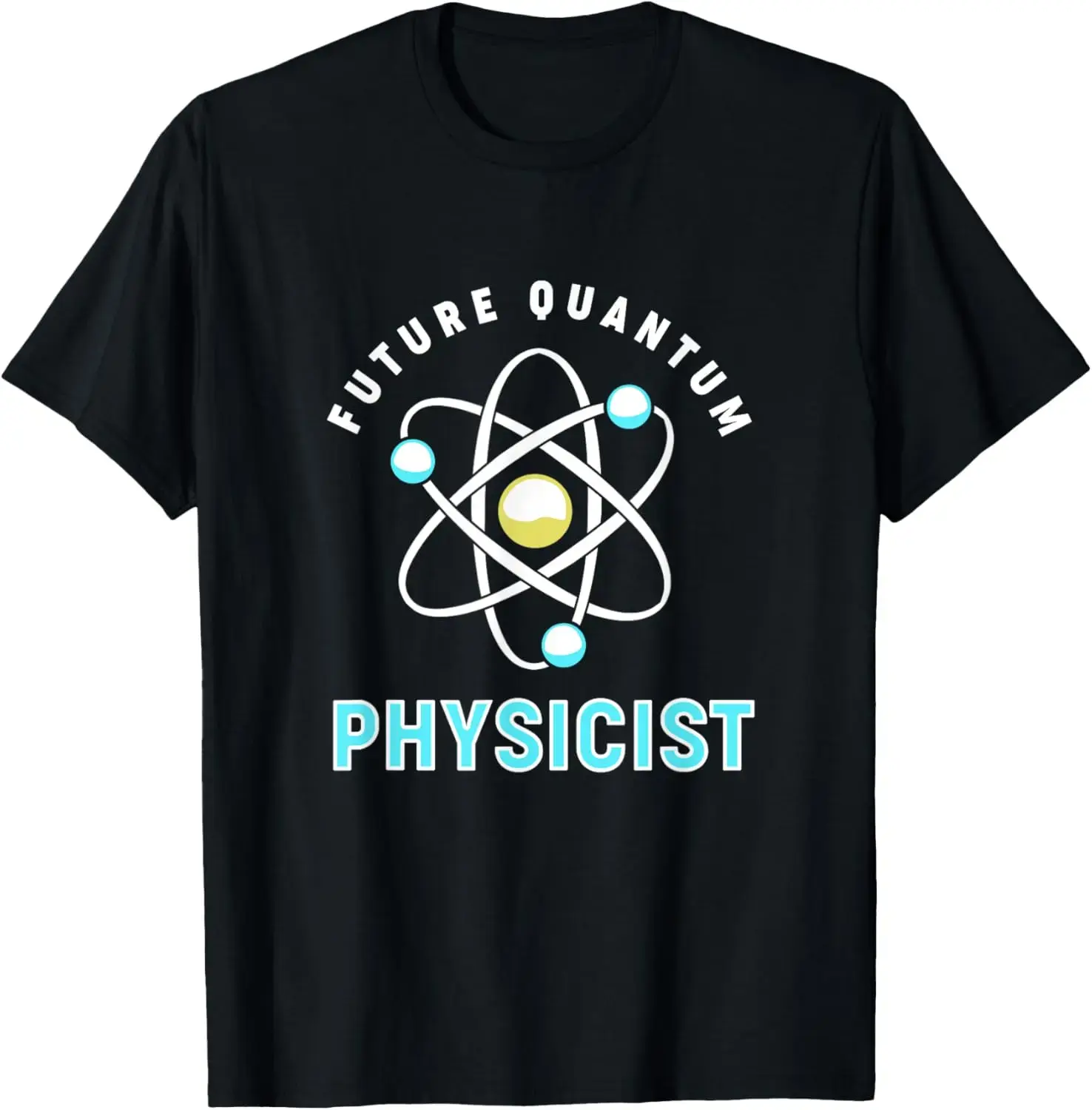 Quantum theme shirt Menswear Short-Sleeve T-Shirt, Men's Casual Top, Breathable Daily Wear Basic Tee