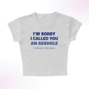 Thought You Knew Micro Rib Baby Tee