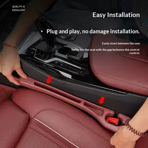 Car Seat Gap Filler Strip, Leak-Proof Storage Box, Front Seat Organizer, Car Interior Accessories, Space-Saving Solution