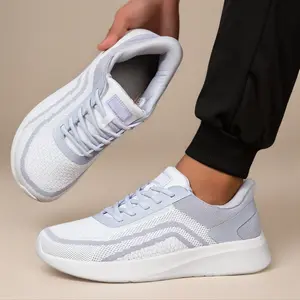 Wide Toe Box Shoes For Men Minimalist Design Cushioned Arch Support Lightweight Anti Slip Sneakers Gym Outdoor Wide Feet Comfort