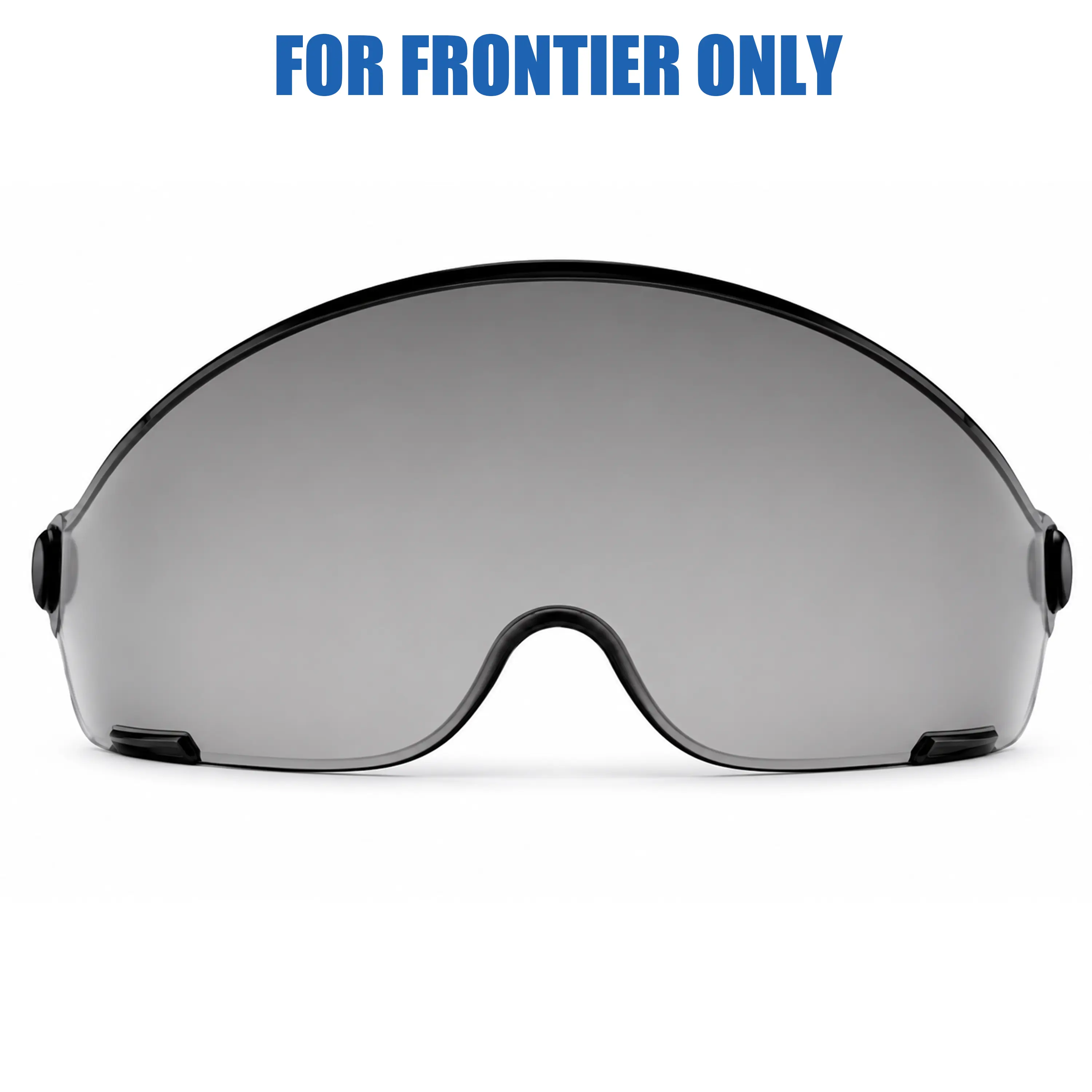 Frontier Visor - Smoke, Anti-Scratch Coating, for Construction, Industrial, Land & Woodwork Use