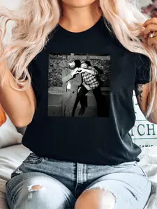 100% Cotton I Had Some Help Wallen And Malone T Shirt Posty Morgan Post SweaT Stretched Top For Everyday Wear Designer Clothes Comfortable Graphic Fashion Stylish Soft Versatile Casual Breathable Slightly Print Round Neck Short Sleeve Homme For Women Unis