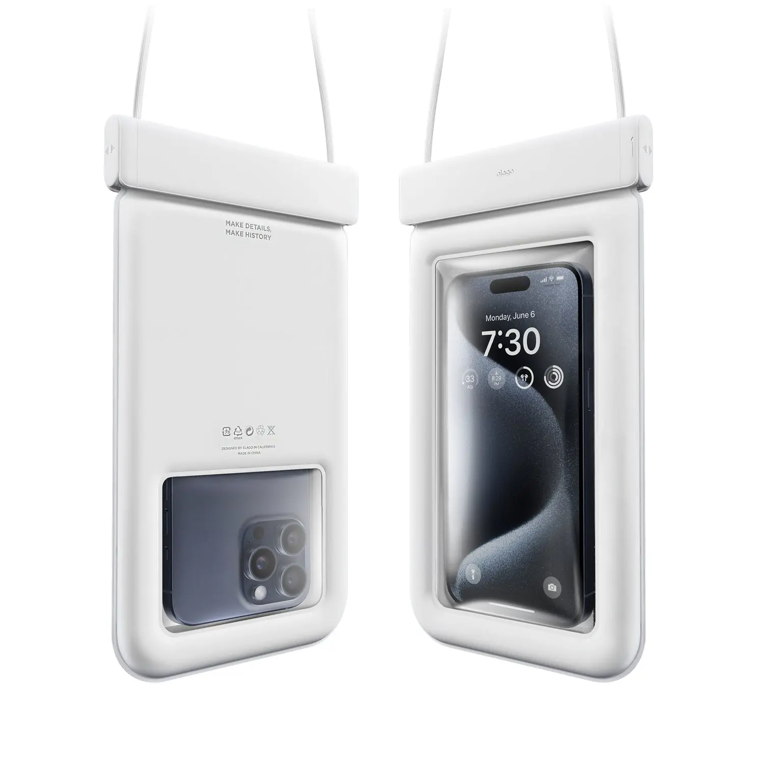 elago Waterproof Pouch Organiser Case for Galaxy and iPhones - Versatile Storage Solution