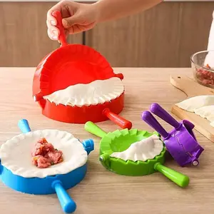 4-Piece Dumpling Mold Set, Japanese Pan-Fried Dumpling Maker, Dough Pressing Tool, Chinese Soup Dumplings, Italian Wonton, Potsticker Maker, Kitchen Gadgets