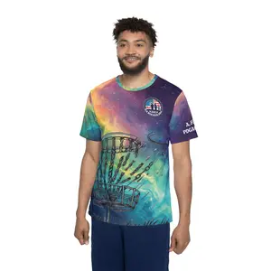 Colorful Galaxy Men's Disc Golf Jersey