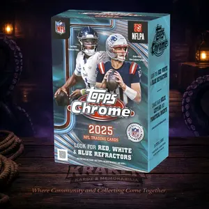 2025 Topps Chrome Football Blaster Box