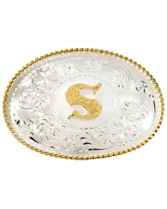 Montana Silversmiths Unisex Initial "S" Buckle - 700S
