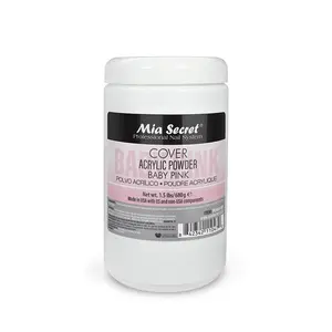 Baby Pink Acrylic Powder Jar - Salon-Size Nail Care Product, Natural-Looking Nail Bed Extensions, Smooth Application, Ideal for Those Not Sure About Choices