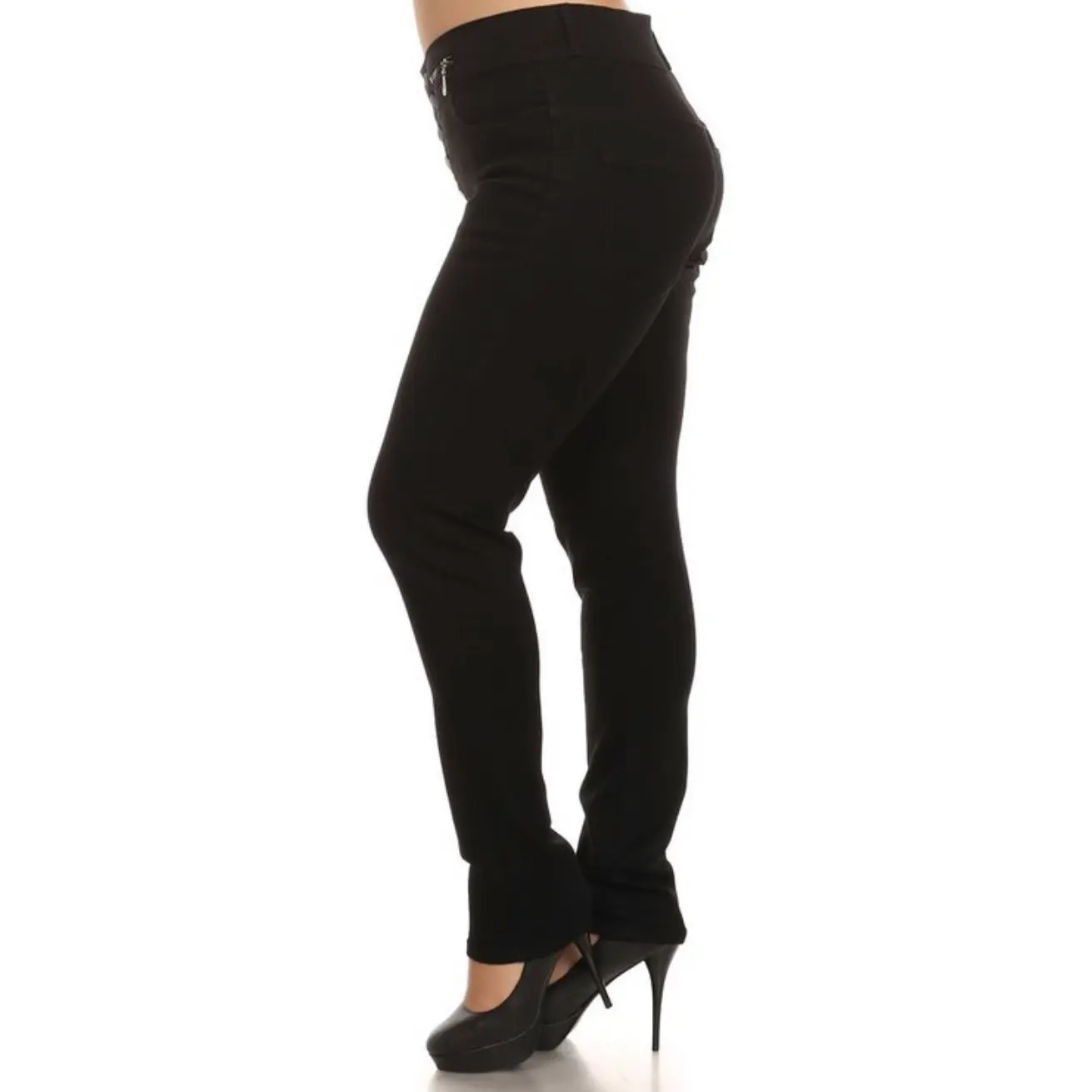 PEBBS Fitted Black Jeans