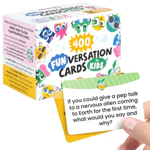 Prompta 400 Funversation Cards for Kids Ages 6-11