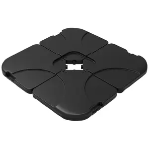 Pure Garden 4-Piece Umbrella Stand Weighted Base with Handle