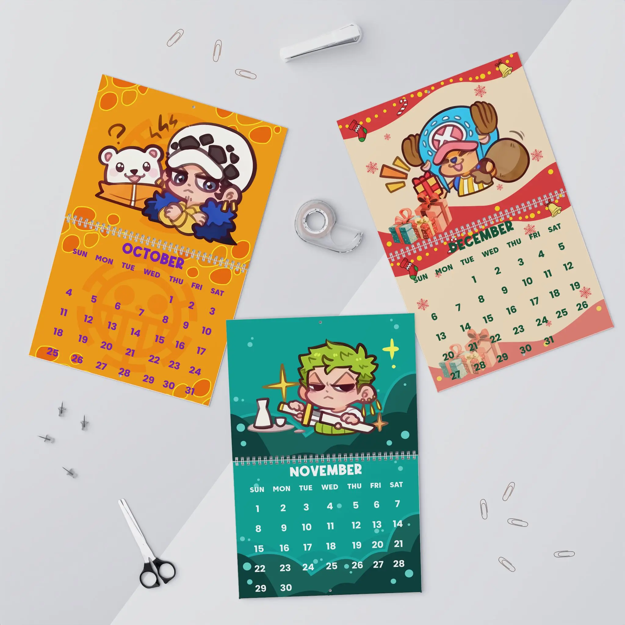 2026 anime Calendar Gifts for Her or Him