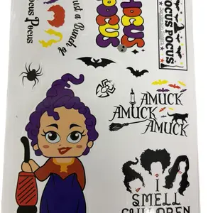 Hocus Pocus Stickers for Office Supplies and Decorations Decorative Fan