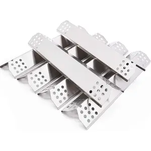 Flame Tamers Compatible with Nexgrill 720-0896B 720-0896C 720-0896E Deluxe 6 Burner Gas Grills, 6-Pack Heat Plate Shields Replacement for Nexgrill 720-0882A 720-0896 720-0830H 720-0783E Grills