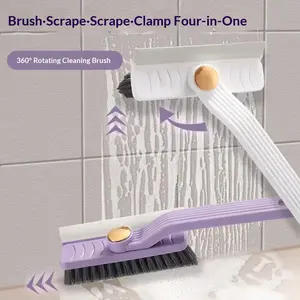 Rotating Gap Cleaning Brush, Multi-purpose Household Scrub Brush for Kitchen Bathroom Floor, Portable Crevice Cleaning Tool for Home Daily Use