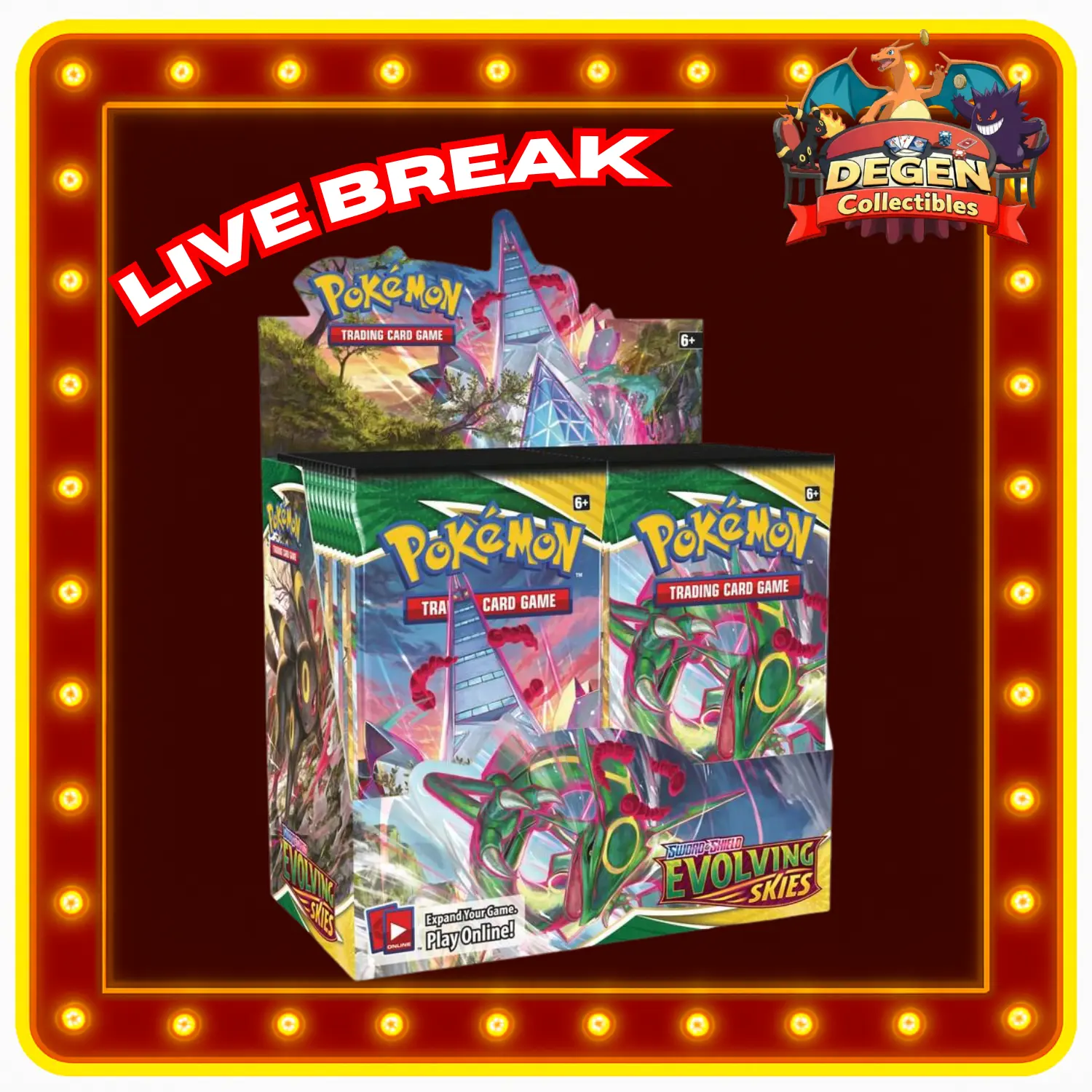 booster box pokemon evolving skies SWSH Evolving Skies Booster Box main image 0