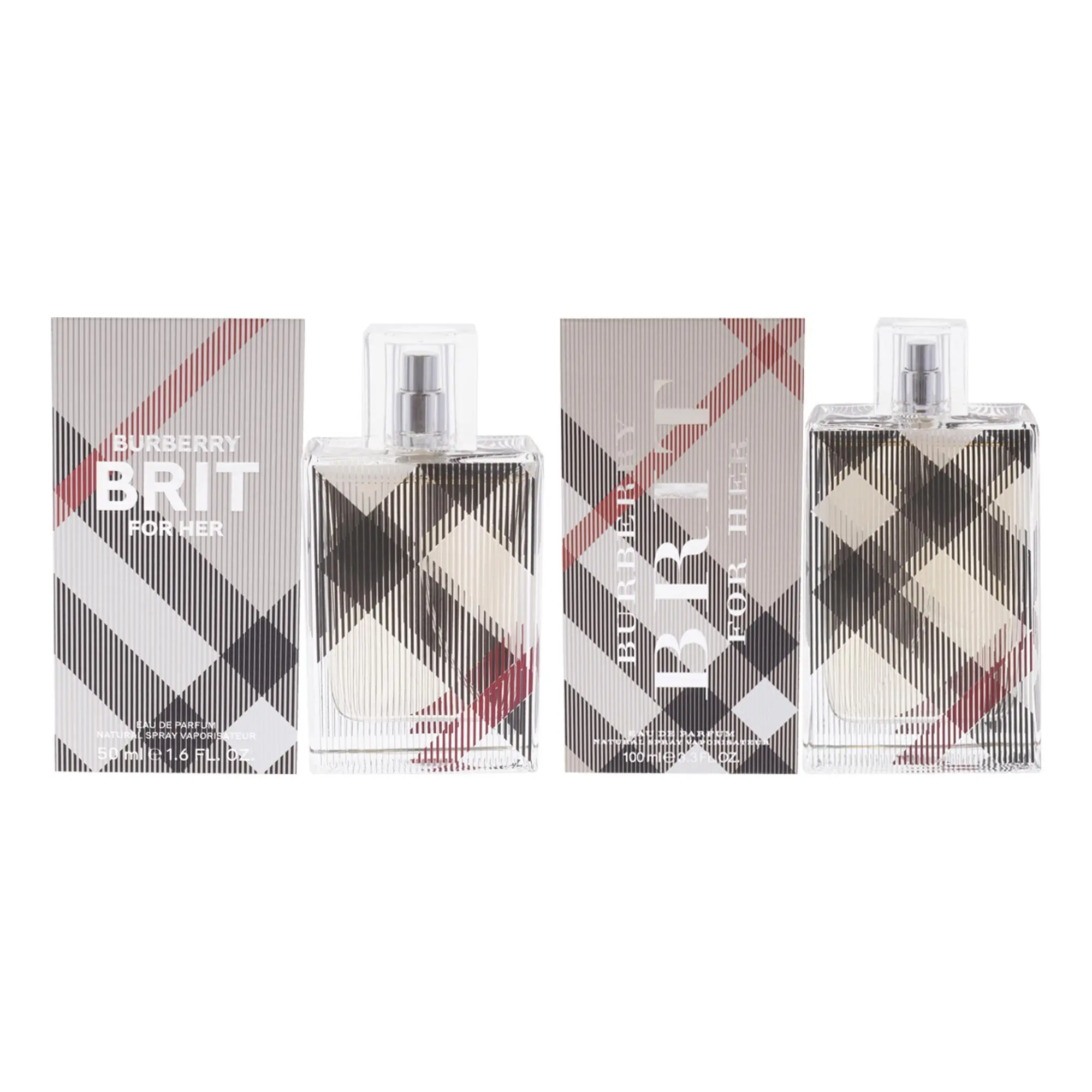 BURBERRY Women's Classic Brit Unisex Fragrance 2-Piece Kit - 3.3oz EDP Spray, 1.6oz EDP Spray (Beauty & Personal Care)