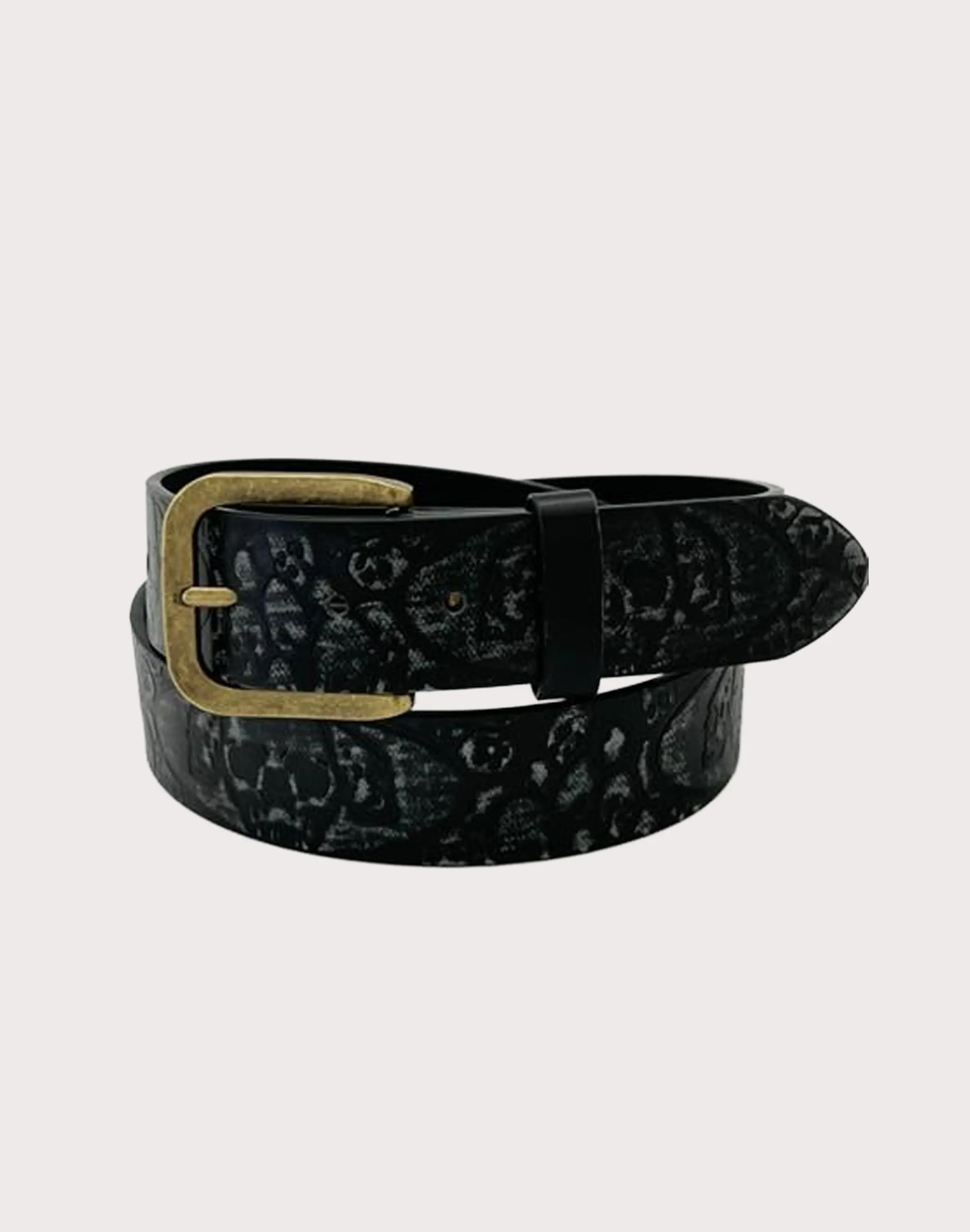 Mens RAW Sportswear Skulls Belt