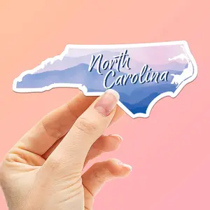 North Carolina Appalachian Mountains Sticker - Cute NC Decal