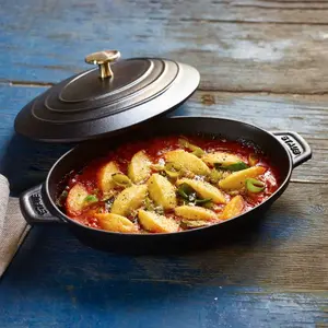 Staub Cast Iron Oval Covered Baking Dish
